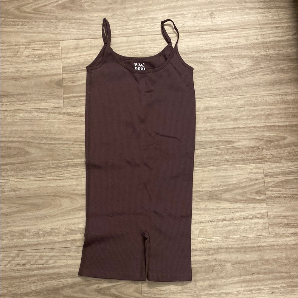 VERY CUTE!!! brown workout jumpsuit
